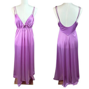 Vintage Womens Y2K Babydoll Slip Maxi Dress Size M Fairy Semi-Sheer Princess